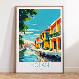 Hoi an Vietnam Poster, Hot an Poster, Vietnam  Travel Wall Art, Vietnam Travel Gift, Birthday Present, Wall Decor, Travel Art Print