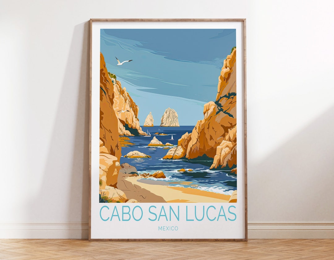 Cabo San Lucas Poster, Mexico Travel Wall Art, the Arch of Cabo San ...
