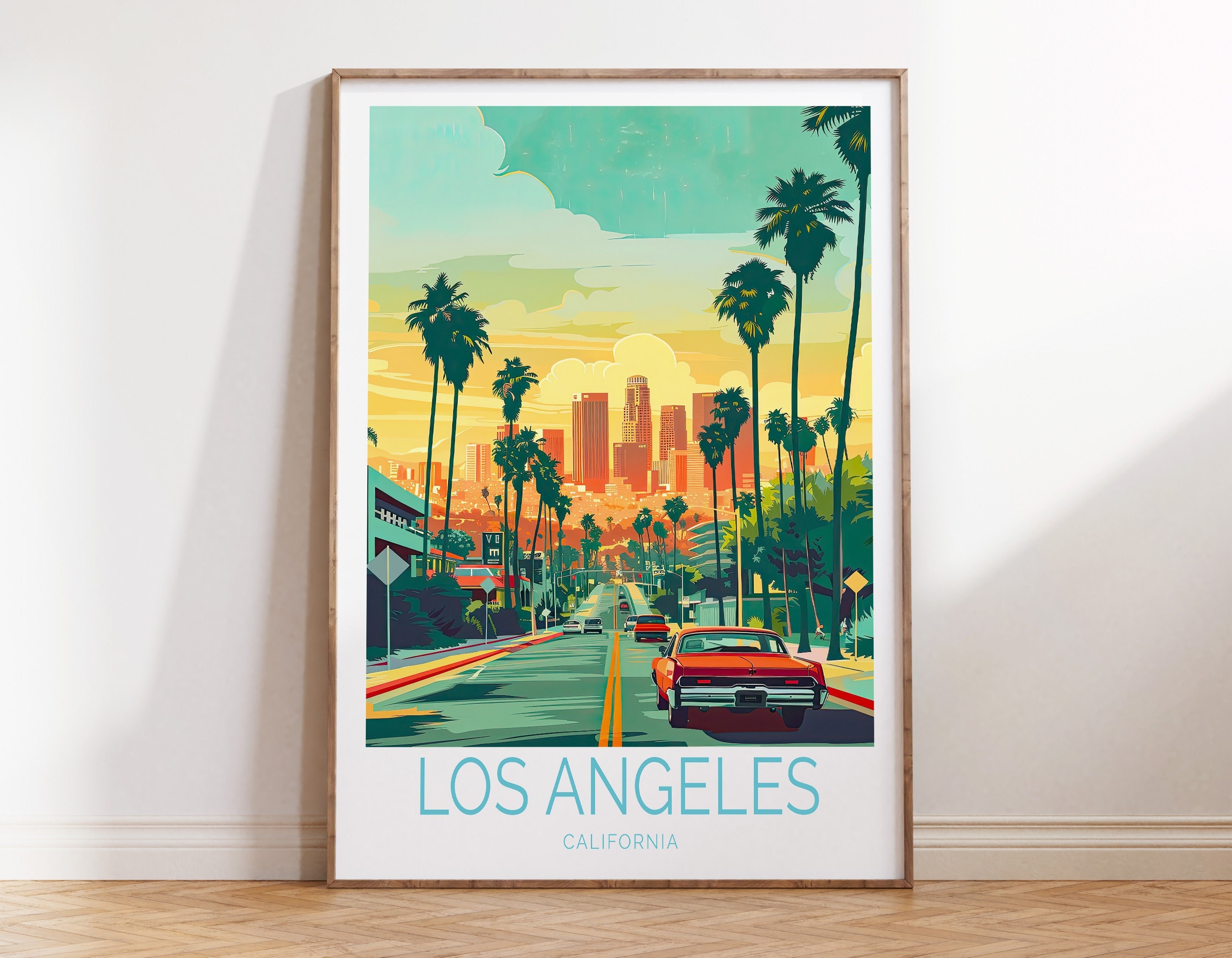 Los Angeles Travel Print - California, Los Angeles Travel Poster