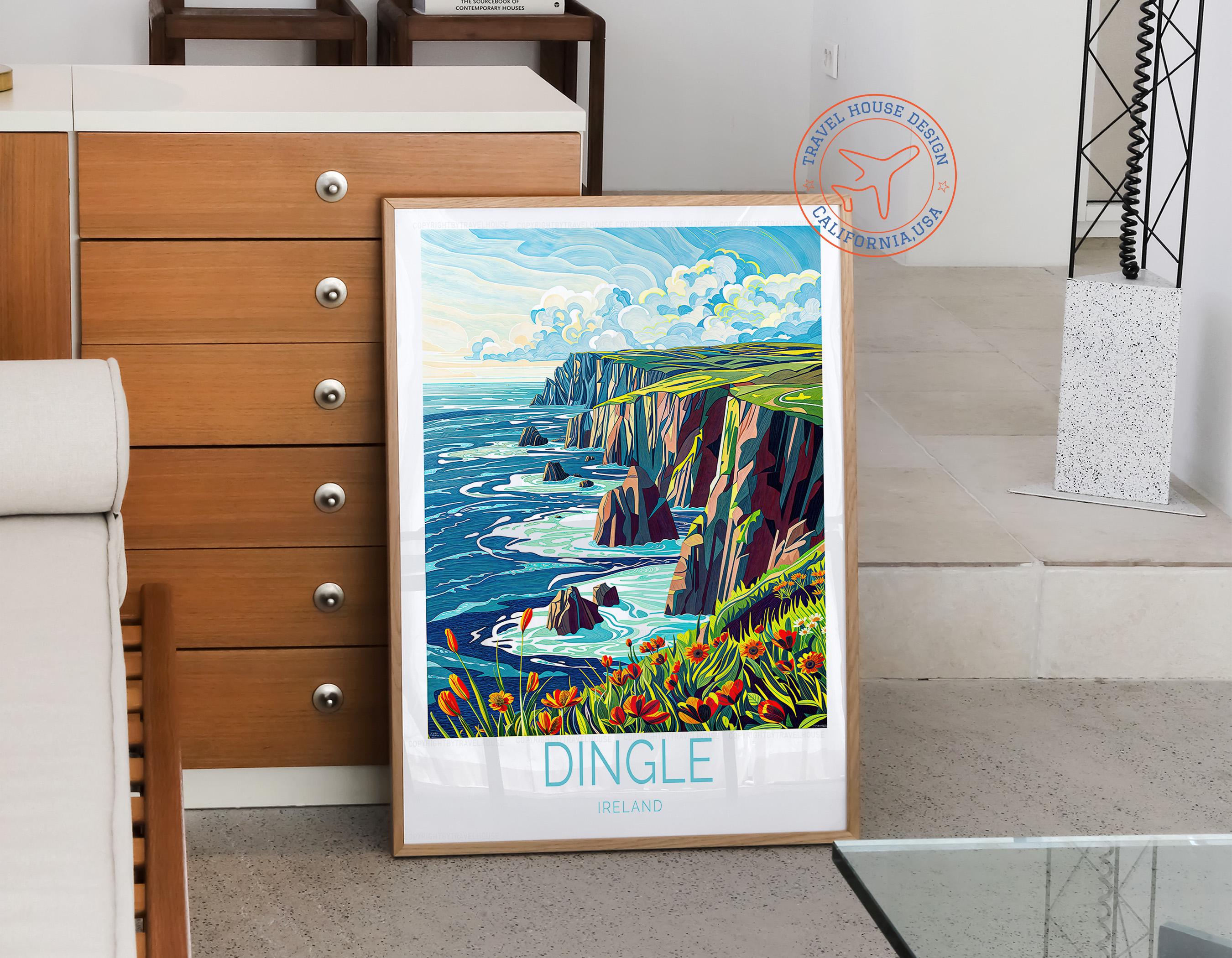 ディングル旅行ポスター、ケリー州ウォールアート、ディングルプリント