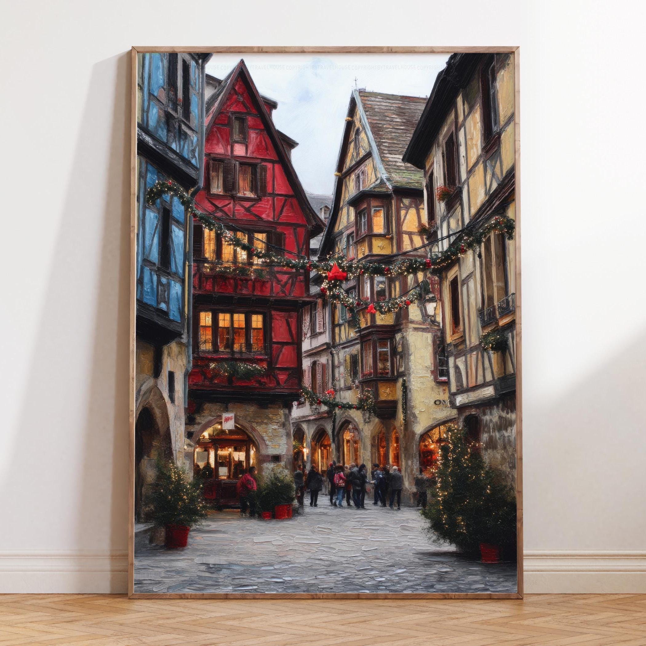 Alsace france art - Etsy 日本