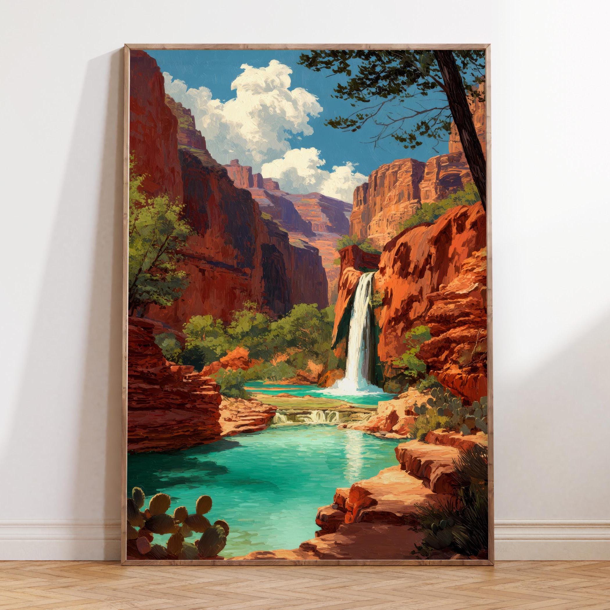 Desert Oil Painting - Etsy