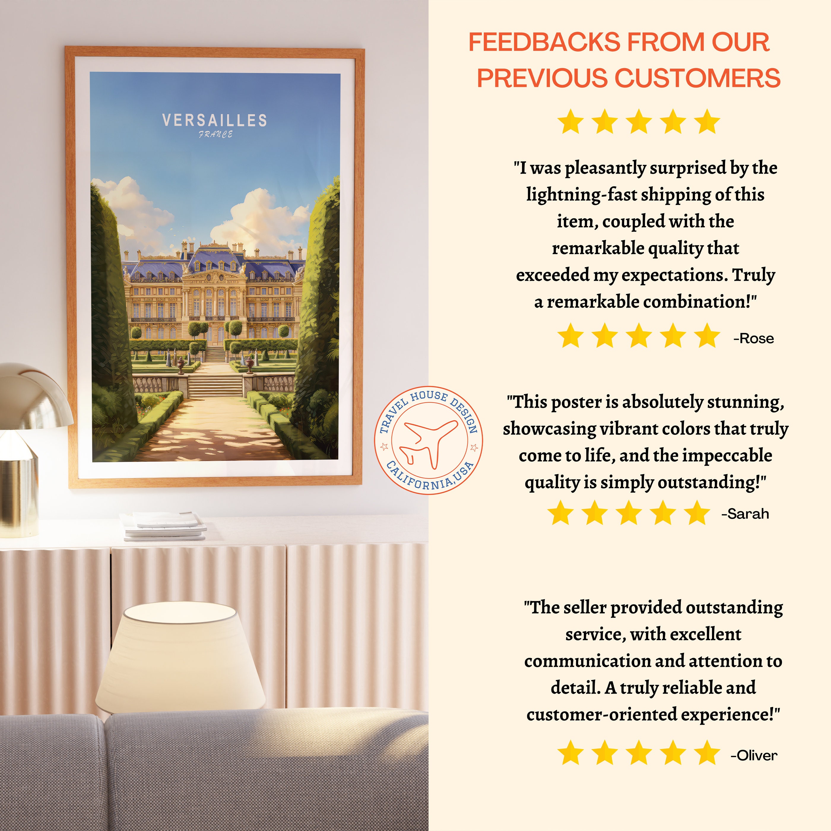 Versailles Poster, Versailles France Travel Poster, Versailles