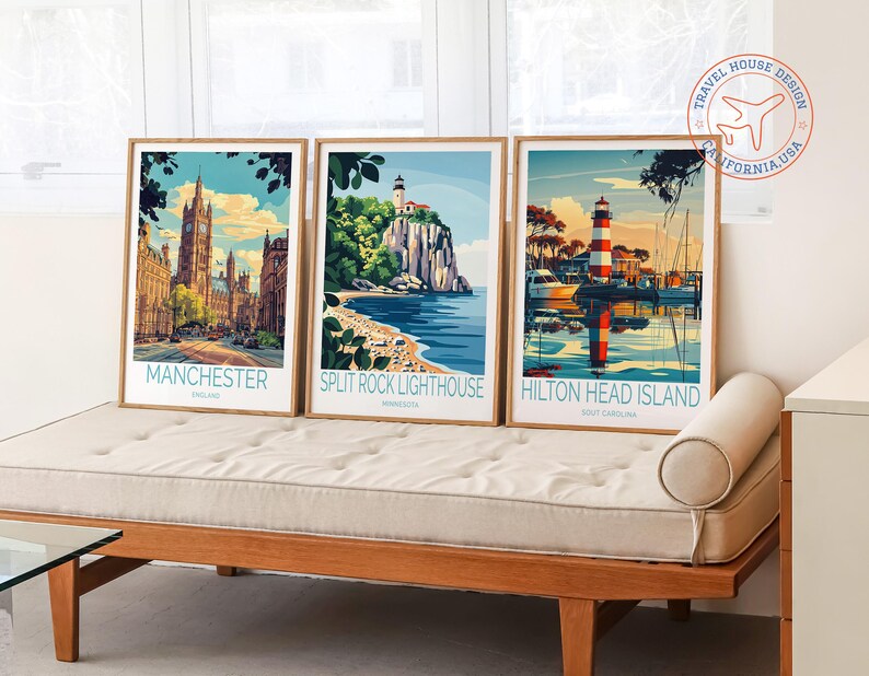 Hilton Head Island Poster, South Carolina Wall Art, Hilton Head Island