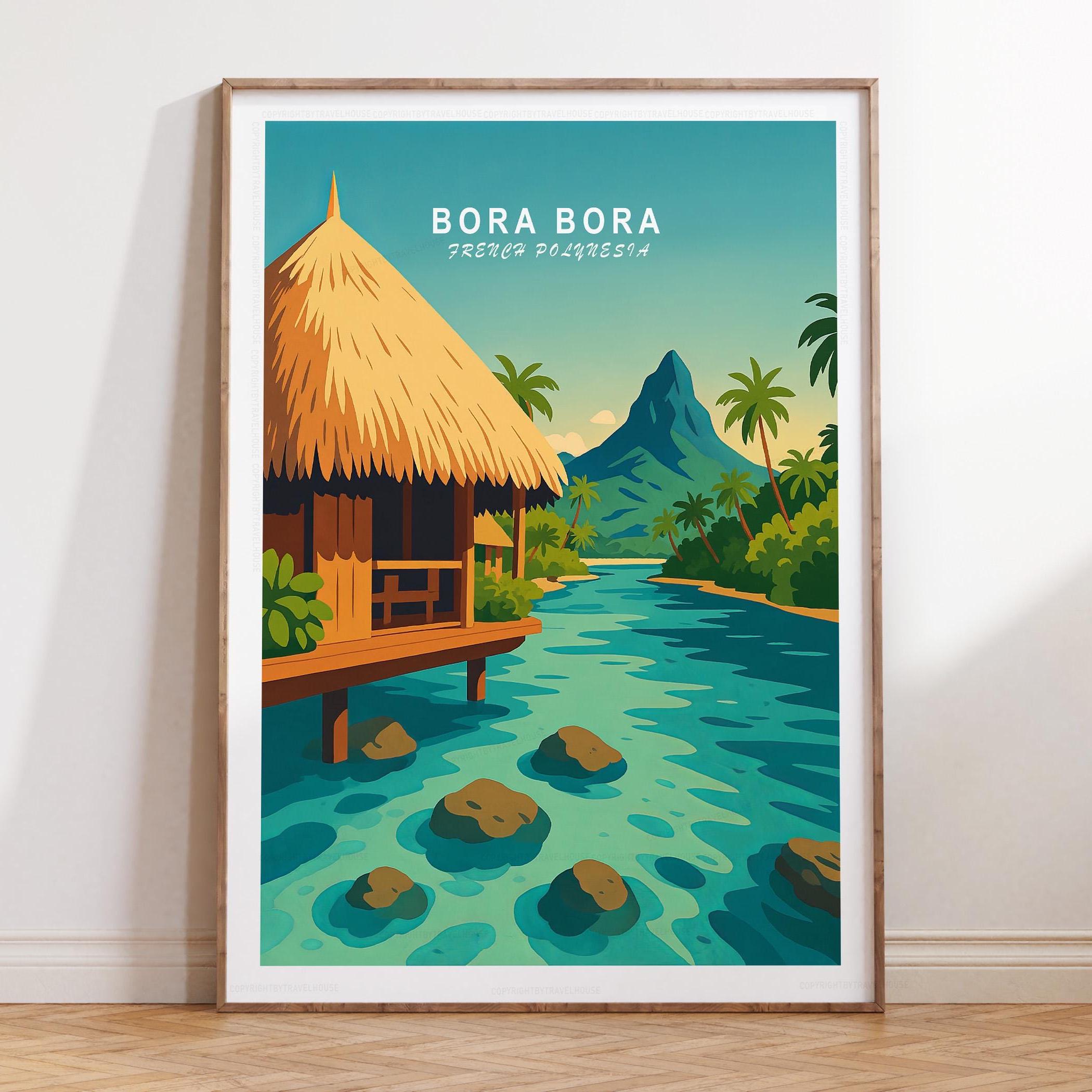 ボラボラ島 風景画 アート 絵画 インテリア 正規品販売サイト