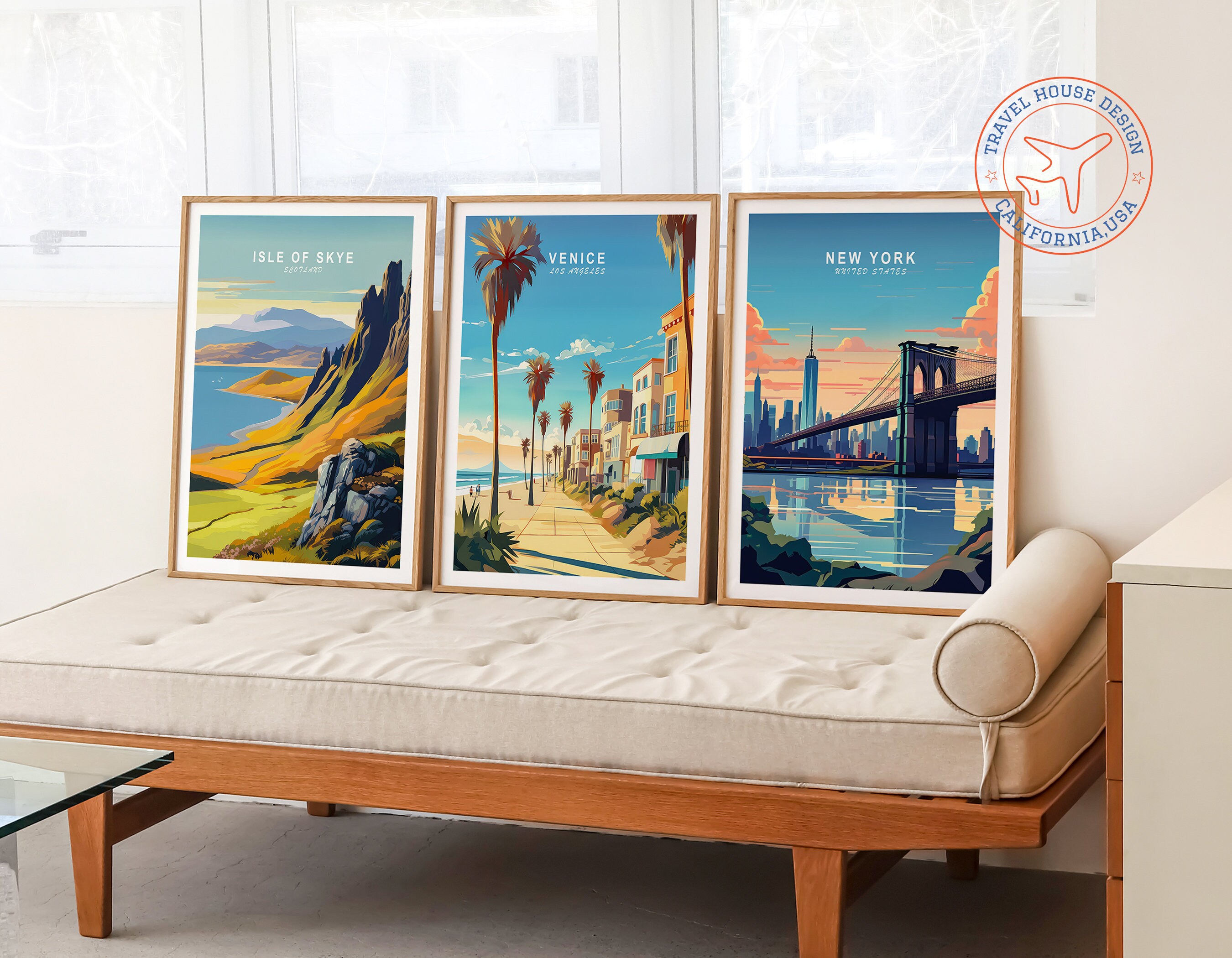 ポスター　写真　ベニスビーチ　フレーム付き ポスター 写真 ベニスビーチ フレーム付き ポスター 写真 ベニスビーチ