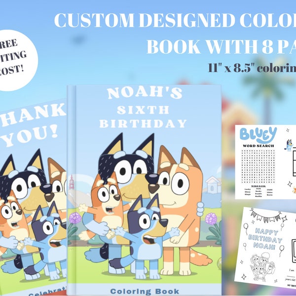 Bluey Party Favor - Etsy