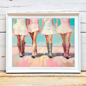 Coastal Cowgirl, Coastal Wall Art, Coastal Decor, Coastal Prints, Coastal Cowgirl Print, Coastal Art, Coastal Cowgirl Wall Art, Coastal