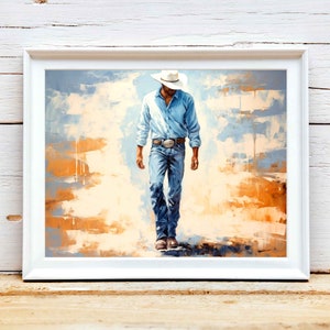 Retro western print, Cowgirl decor, Western Printable Wall Art, Cowgirl Boot Painting, Retro Apartment Print, Girly Dorm Room Decor