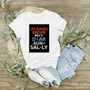 PEMDAS Funny Math Tee - Clever Equation Graphic Shirt - Math Humor, Women&#39;s short sleeve t-shirt, funny tee, math tee shirt, gift for her