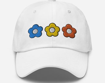 Cappello del papà del fiore del fumetto