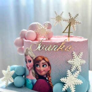 Custom Cake Topper  Personalized  Acrylic Cake Topper Name Cake Charm Custom Acrylic Charm Happy Birthday Cake Topper Charm