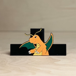 Dragonite (JPN Gameboy Promo) - Suporte de exibição de cartas colecionáveis totalmente ajustável