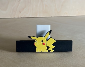 Pikachu - Fully Adjustable Trading Card Display Stand