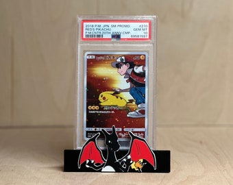Shiny Charizard - Fully Adjustable Trading Card Display Stand