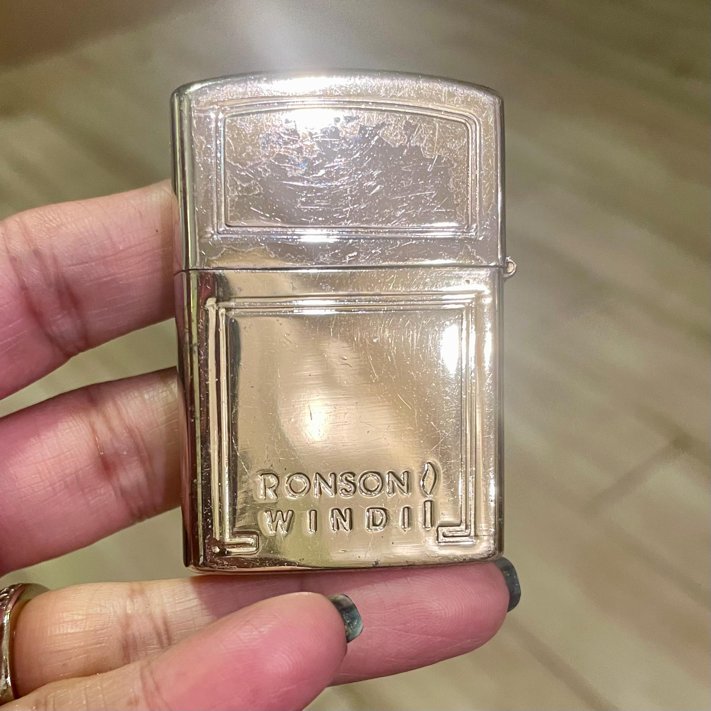 1970s Ronson Wind II Lighter: Gold Tone Windproof Tobacciana - Etsy