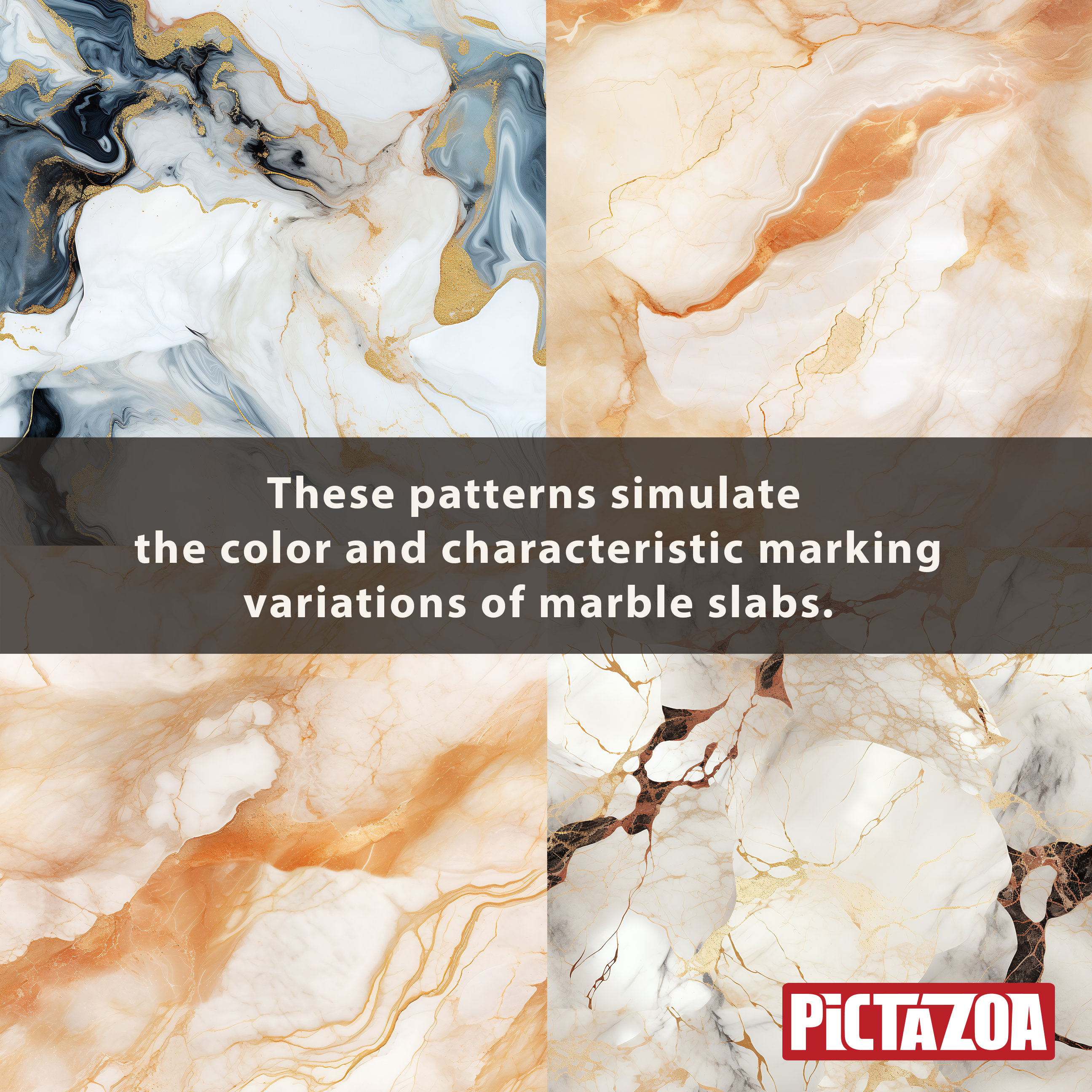 Marble Slab Seamless Digital Patterns, 8 Assorted Hyper-realistic ...