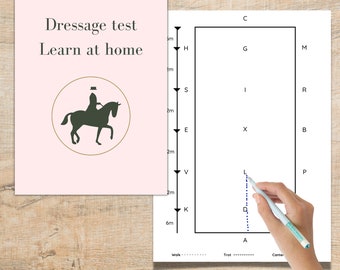 Learn your Dressage Test at Home worksheets