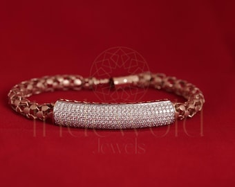 Exclusive Mother's Day Diamond Bracelet: Solid Gold/Silver/Platinum Bracelets for Men in 10/14/18KT, 925/950 PT | Diamond Ring Sale