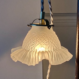 Vintage Tulpenlampe, Vintage Tulpenlampe, Beistelllampe, Nachttischlampe