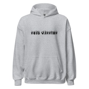 Road Warrior Hoodie - Black Text