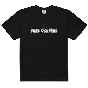 Road Warrior Short Sleeve Tee - White Text - Comfort Colors