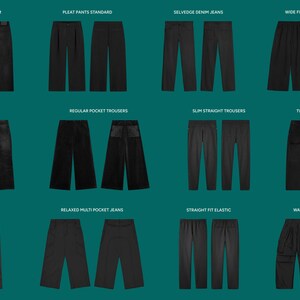 Apparel Mockup Collection: Realistic Streetwear Design Display & Urban Fashion Tech Pack Style Clothing Pack
