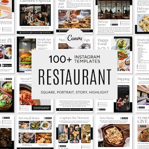 Restaurant Canva, Restaurant Social Media, Restaurant Instagram, Restaurant Instagram Feed, Restaurant Content Plan, Restaurant Engagement