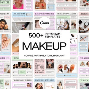Canva Makeup, Social Media Makeup, Instagram Makeup, Makeup Template, Makeup Feed, Makeup Post, Makeup Story, Makeup Icon, Makeup Design
