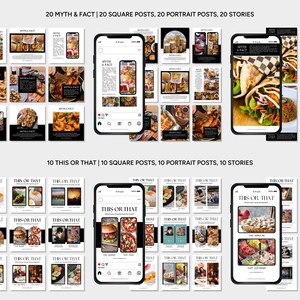 Restaurant Canva Templates, Restaurant Social Media Templates ...