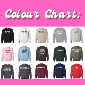 Unser letzter Sommer besticktes Sweatshirt Von Mamma Mia inspirierter bestickter Rundhalsausschnitt Bild 5