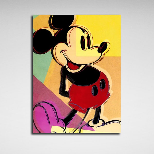 1928 Mickey Mouse Art Mickey Mouse impression Mickey Mouse affiche film affiche personnage de dessin animé Home Decor Mickey toile Mickey Mouse vintage