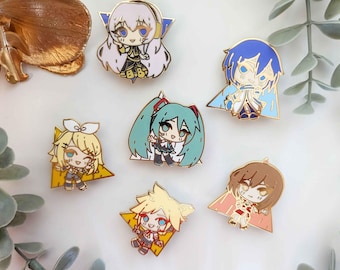 Vocaloid Enamel Pins
