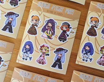 Umineko Witches Sticker Sheet