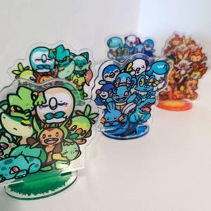 Pokedoodle Starter Standee