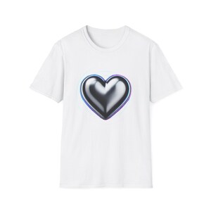 Cool Heart Graphic Unisex T-Shirt - Perfect for Casual Outings, Gifting, Valentine&#39;s Day, Everyday Wear, Festivals, and Discounts