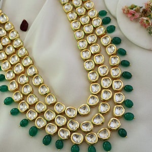 Premium Quality Kundan Bridal Set / Handmade Kundan Choker Set / Wedding Jewelry Set / Festive Necklace Set