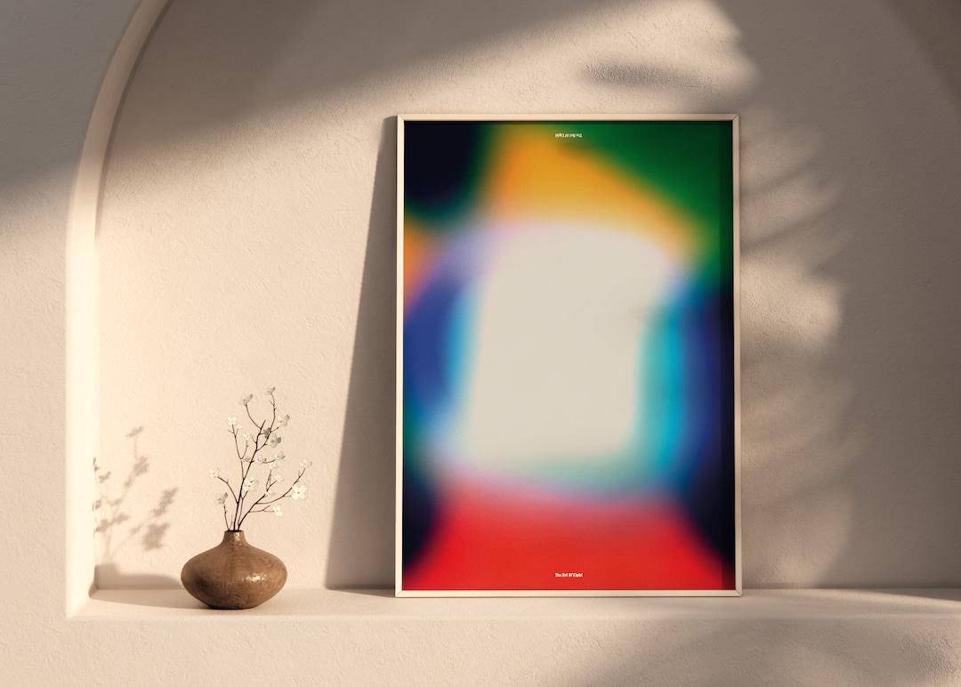 Light Art Poster Decor, for Photographers and Artists Gift, Interior