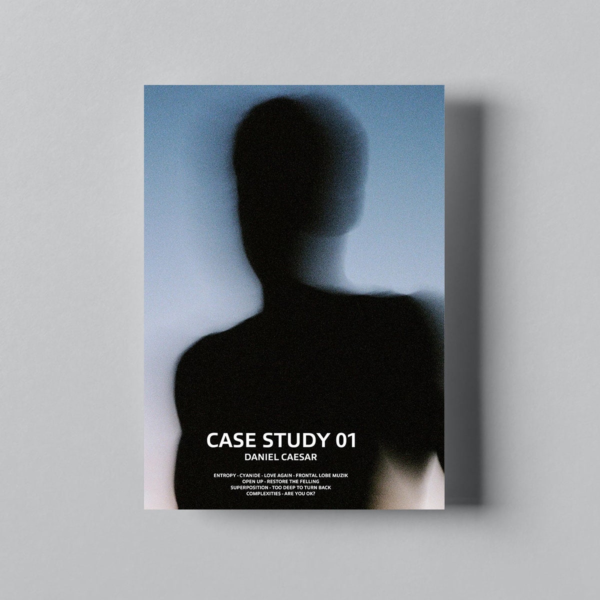 CASE STUDY 01 - Daniel Caesar Poster - Album Art Poster - Album Cover ...