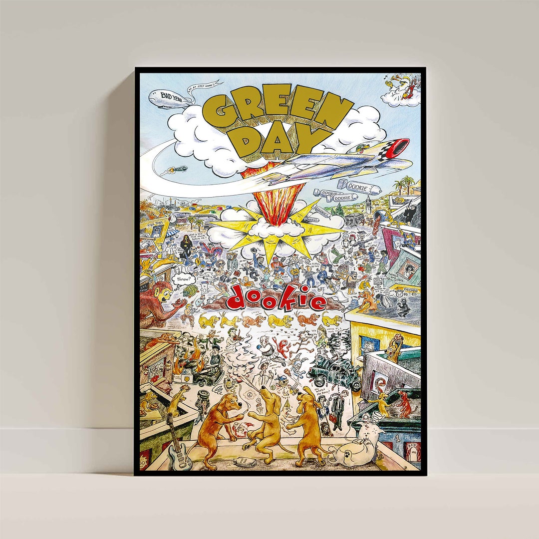 Dookie 1994 Green Day Poster Album Art Poster Album Etsy