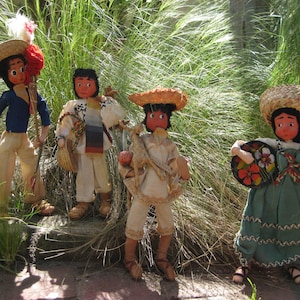 Vintage Guatemalan Cloth Dolls