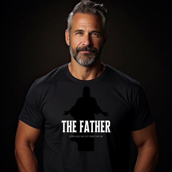 The Father gaming Tshirt Jesus Christ T-shirt gift for gamer dad birthday present for fathers day video game Tee shirt