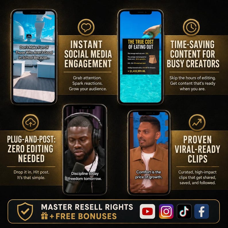 motivation reels, Instagram Marketing, Content Creators, Digital Marketing, MASTER RESELL RIGHT, MRR, PRIVATE LABEL RIGHT, PLR, Done For You, Faceless Reels, Instagram Reels, Passive Income, PLR Digital Products, Sell on Etsy, Stories Instagram, Stories Marketing, Ebook Guide, Instagram Posts, Digital Files, Business Online, Master Resell Rights Product, PLR Templates, Instagram Templates Resell Rights , Editable Instagram Posts, Resale Templates Bundle, Social Media Templates PLR