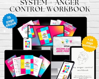 Anger Management System: Emotional Control Workbook (Digital Download)