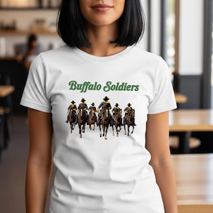 African American History Shirt, Buffalo Soldiers Shirt, Vintage Western Graphic Shirt, Heritage Military Cowboy Shirt, Black History Shirt