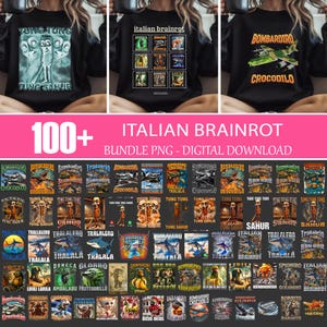 Pacchetto PNG di Italian Brainrot, Pacchetto PNG maledetto, Oltre 100 Italian Brainrot, Maglietta Weirdcore, Umorismo stranamente specifico, Surreale e assurdo