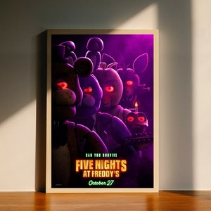 Fnaf Movie, Five Nights at Freddy_s Movie Poster for Sale by