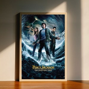 Pôster do filme Percy Jackson em tela, decoração de parede, decoração para casa, sem moldura