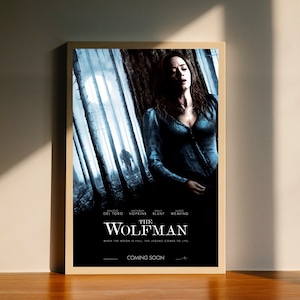 Filmen Wolfman Canvastavla, Väggkonstdekor, Heminredning, Ingen ram