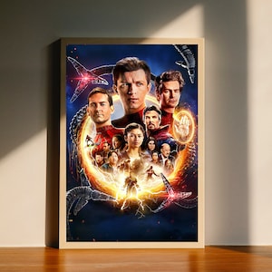 Spider-Man - No Way Home Movie Canvas Poster, Wall Art Decor, Home Decor, No Frame